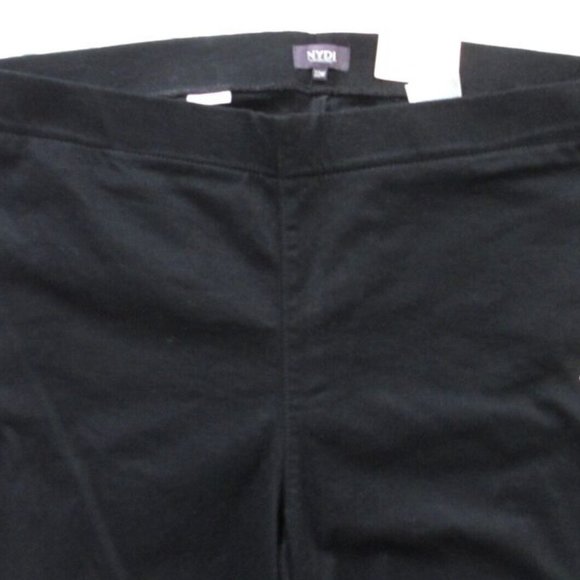 NWT NYDJ PULL-ON SKINNY ANKLE JEANS WITH SIDE SLIT BLACK PLUS 22W- LIFT TUCK - Picture 9 of 13